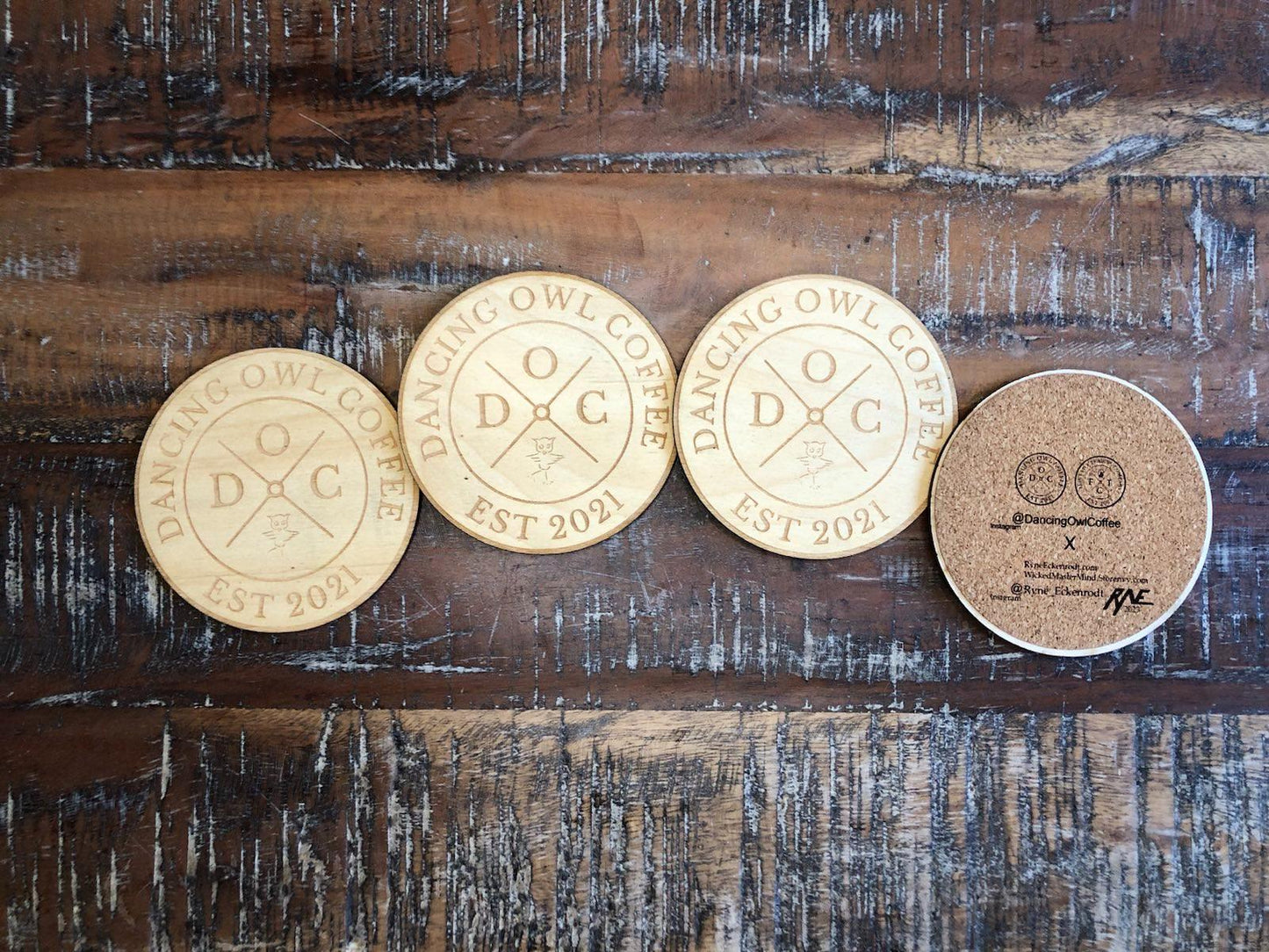 DOC Coasters (set of 4)